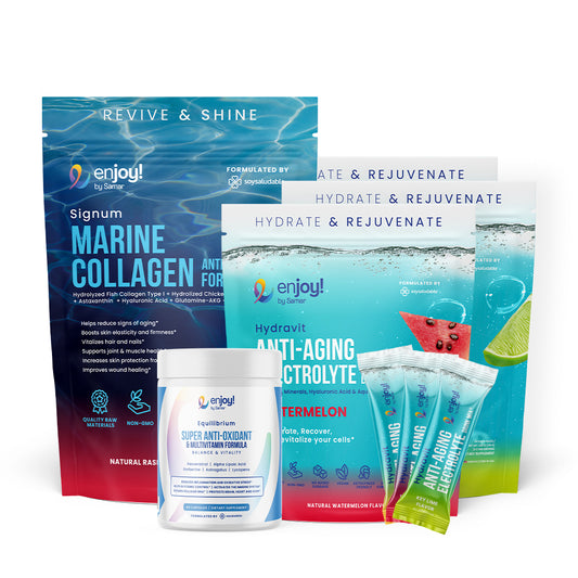 KIT PREMIUM Colágeno marino + Antioxidantes + Electrolitos Antiedad