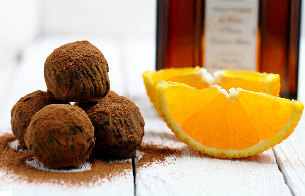 receta Trufas de chocolate y naranja